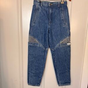 Vintage 80s Guess Marciano Jeans Baggy Cargo Parachute Skate Breakdance New Wave